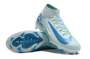 Chuteira Infantil Campo Nike Air Zoom Mercurial Superfly 10 Elite FG Azul "Mad Ambition Pack"