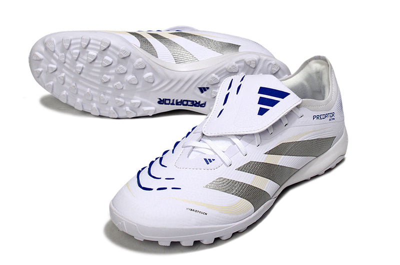 Chuteira Society Adidas Predator League Elite TF Branca "Polar Victory"