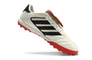 Chuteira Society Adidas Copa Gloro TF Bege, Vermelho e Preto
