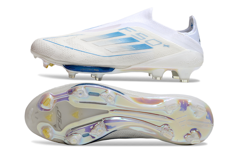 Chuteira Campo Adidas F50+ LL FG Branca "Polar Victory"