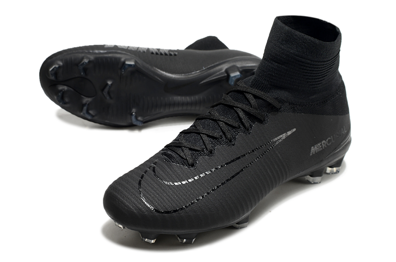 Chuteira Campo Nike Retrô Mercurial Superfly 5 FG Preto