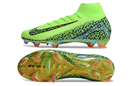 Chuteira Campo Nike Air Zoom Mercurial Superfly 10 Elite FG Verde e Preta
