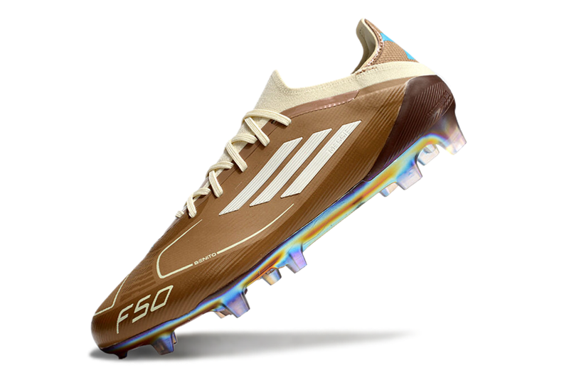 Chuteira Campo Adidas F50 FG Marrom