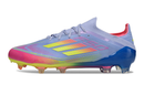 Chuteira Campo Adidas F50 FG Azul e Rosa "Celestial Victory"