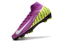 Chuteira Campo Nike Air Zoom Mercurial Superfly 10 Elite FG Roxa e Verde
