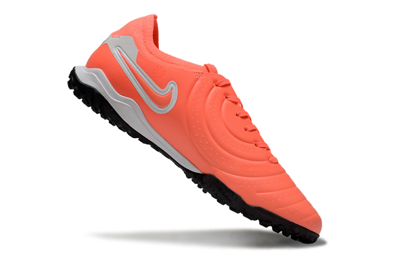 Chuteira Society Nike Tiempo Legend 10 Pro TF Laranja "Mad Energy"
