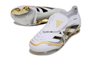 Chuteira Campo Adidas Predator FT 30 Elite FG Branco, Dourado e Preto "TEAMGEIST"