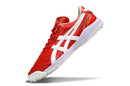 Chuteira Society Asics Japan TF Vermelha