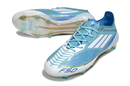 Chuteira Campo Adidas F50 FG Branca e Azul
