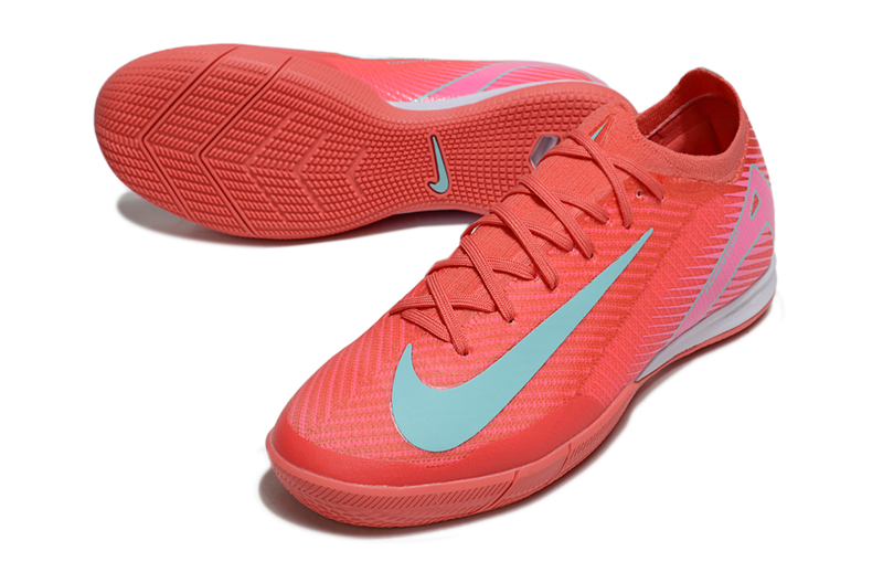 Chuteira Futsal Nike Air Zoom Mercurial Vapor 16 Elite IC Rosa e Azul