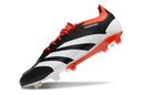 Chuteira Campo Adidas Predator Elite FG Preta e Vermelha