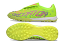 Chuteira Society Adidas Predator League Elite TF Verde e Roxo "Mystic Victory"