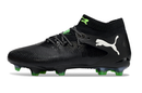Chuteira Campo Puma Future 8 FG Preto e Verde