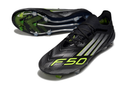 Chuteira Campo Adidas F50 FG Preta e Verde