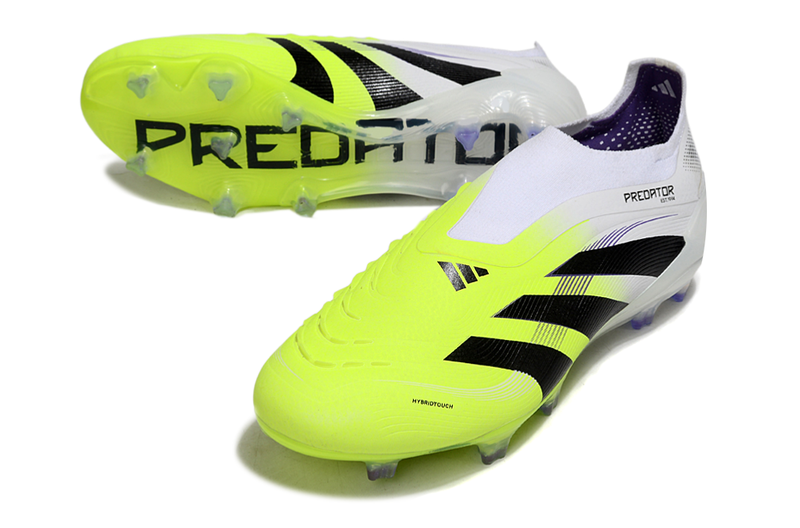 Chuteira Campo Adidas Predator LL Elite FG Branco e Verde
