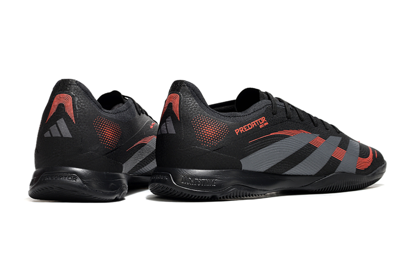 Chuteira Futsal Adidas Predator 24 Elite IC Preta e Vermelha