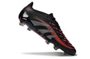 Chuteira Campo Adidas Predator Elite FG Preta e Vermelha