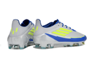 Chuteira Campo Adidas F50 FG Prata, Azul e Verde