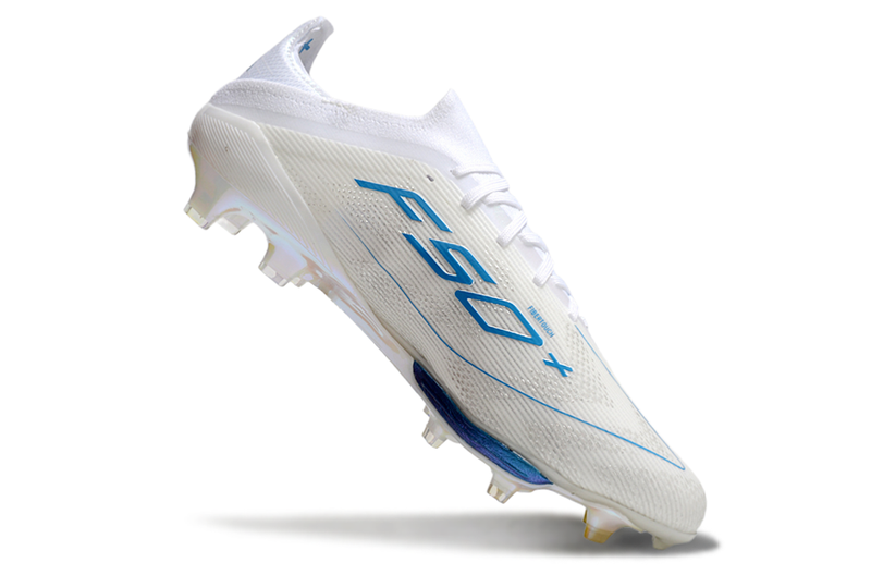 Chuteira Campo Adidas F50+ FG Branca "Polar Victory"