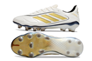 Chuteira Campo Adidas Copa Pure III Elite FG Branca e Dourado