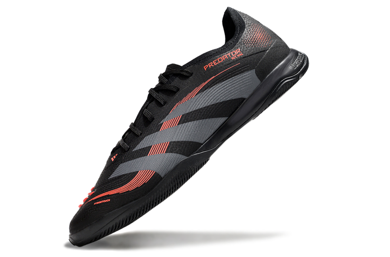 Chuteira Futsal Adidas Predator 24 Elite IC Preta e Vermelha