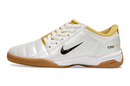 Chuteira Futsal Nike Total 90 IC Branco e Dourado
