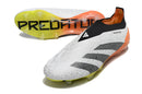 Chuteira Campo Adidas Predator LL Elite FG Branco, Laranja e Amarelo