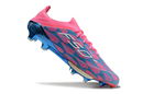 Chuteira Campo Adidas F50+ FG Rosa, Azul e Branca "Reemergence Pack"