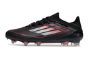 Chuteira Campo Adidas F50 FG Preto e Vermelho "Stealth Victory"