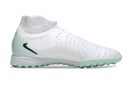 Chuteira Society Nike Phantom Luna 2 Elite TF Branco e Verde "Chromatic"