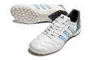 Chuteira Society Adidas AdiPure 11 Pro TF Branca, Cinza e Azul