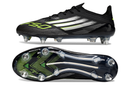 Chuteira Campo Adidas F50 Ponta de Aluminio Preta e Verde