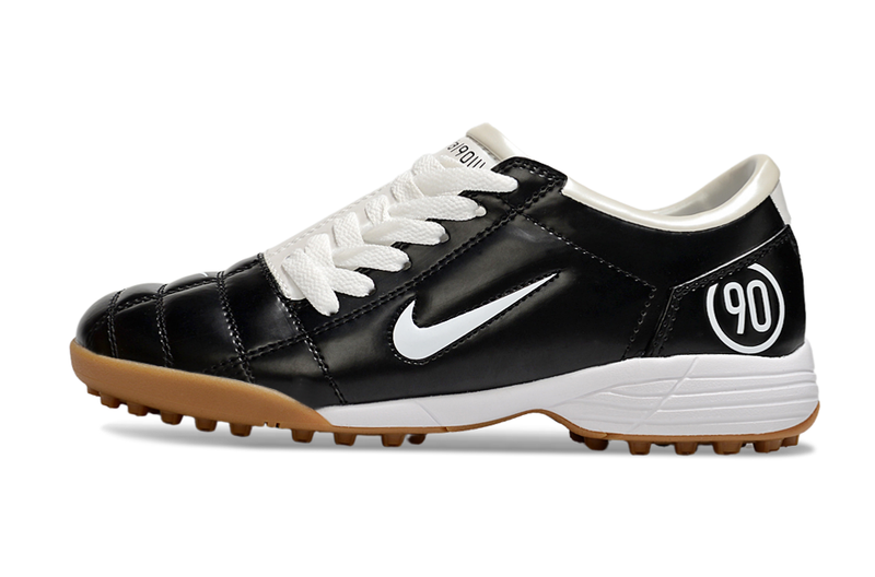 Chuteira Society Nike Total 90 TF Preto e Branco