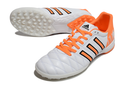 Chuteira Society Adidas AdiPure 11 Pro TF Branco e Laranja