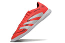 Chuteira Futsal Adidas Predator 24 Elite IC Vermelha e Branca "Pure Victory"