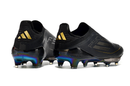 Chuteira Campo Adidas F50+ LL FG Preto e Dourado "Dark Spark Pack"