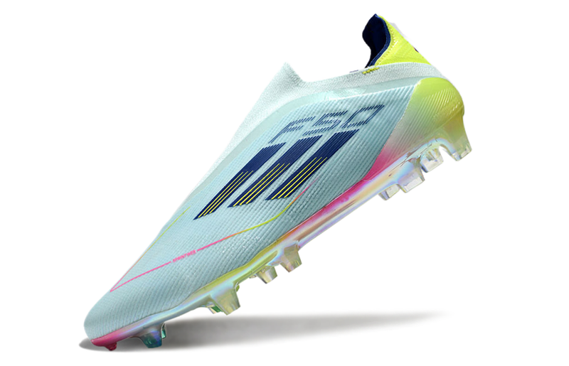Chuteira Campo Adidas F50 LL FG Branca e Colorida "Olympic Boot Pack"