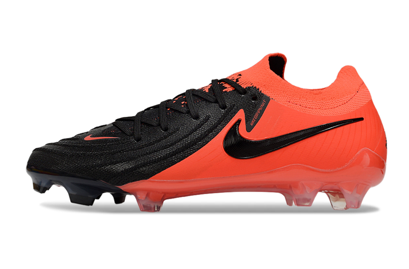 Chuteira Campo Nike Phantom GX 2 Elite FG Preta e Vermelha