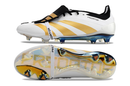 Chuteira Campo Adidas Predator FT 30 Elite FG Branca, Dourada e Preta