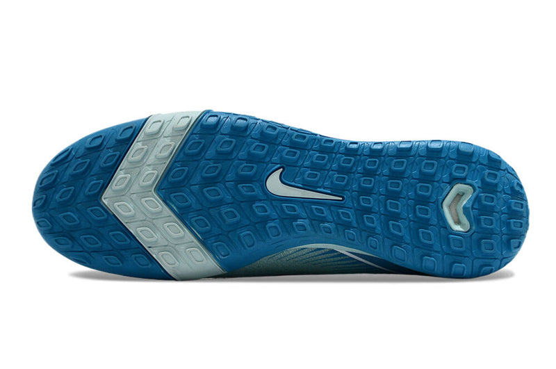 Chuteira Infantil Society Nike Air Zoom Mercurial Superfly 10 Elite TF Azul "Mad Ambition"