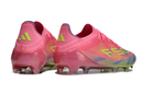Chuteira Campo Adidas F50 FG Rosa, Verde e Azul
