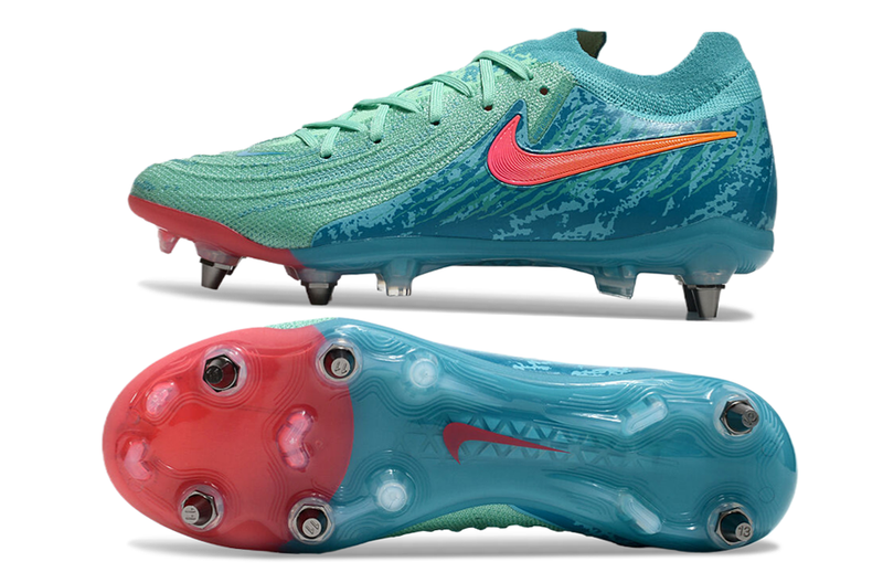 Chuteira Campo Nike Phantom GX 2 Elite Trava Mista Azul