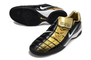 Chuteira Futsal Nike Total 90 IC Preto e Dourado