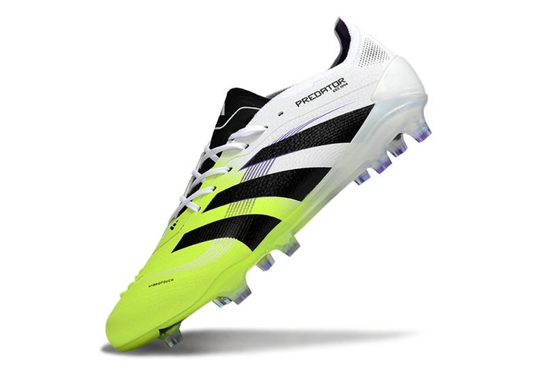 Chuteira Campo Adidas Predator FT 30 Elite FG Branca e Verde