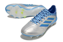 Chuteira Campo Adidas Copa Pure III Elite FG Azul e Prata "Celestial Victory"