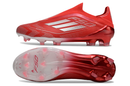 Chuteira Campo Adidas F50+ LL FG Vermelha e Branca