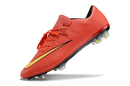 Chuteira Campo Nike Retrô Mercurial Vapor 10 FG Laranja e Amarelo