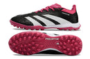 Chuteira Infantil Society Adidas Predator Elite TF Preta e Rosa "Predator 30"