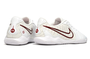 Chuteira Futsal Nike Tiempo Legend 10 Academy IC Branca e Vermelho "Chromatic"