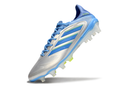 Chuteira Campo Adidas Copa Pure III Elite FG Azul e Prata "Celestial Victory"